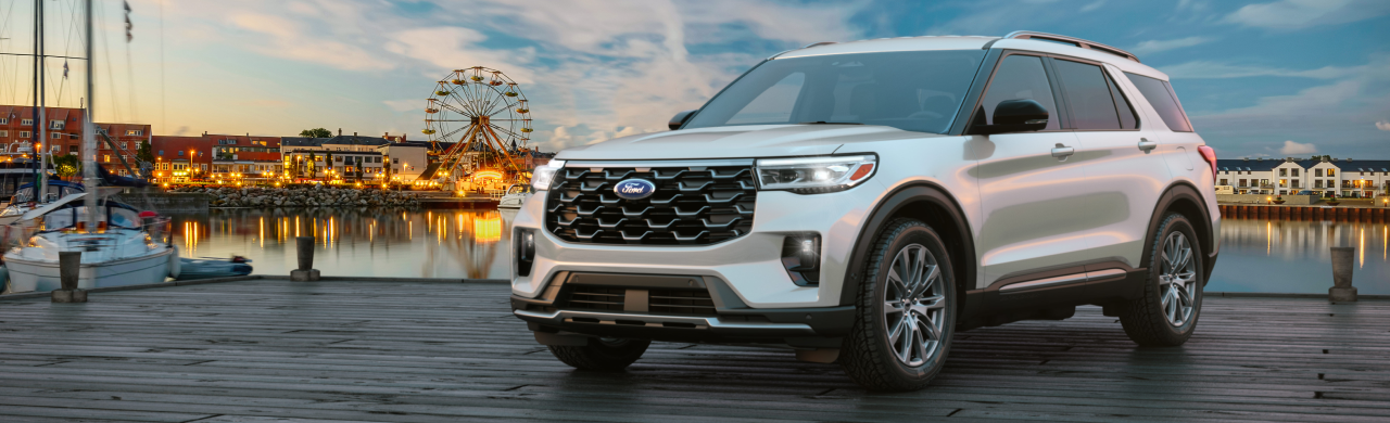 Ford explorer showcased at Royal oak Ford.