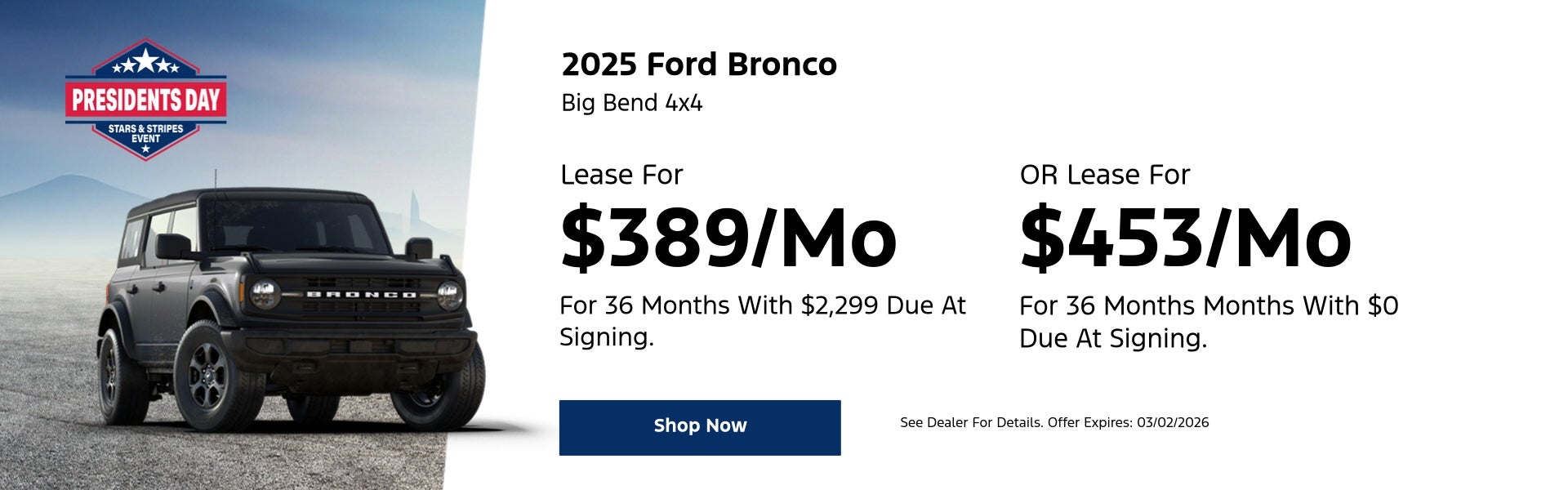 Ford Bronco Big Bend