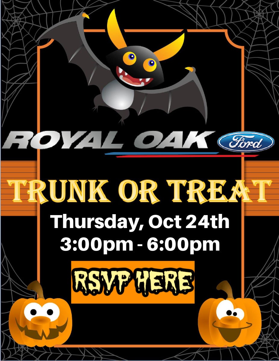 Trunk or Treat Thursday October 24th 3-6pm